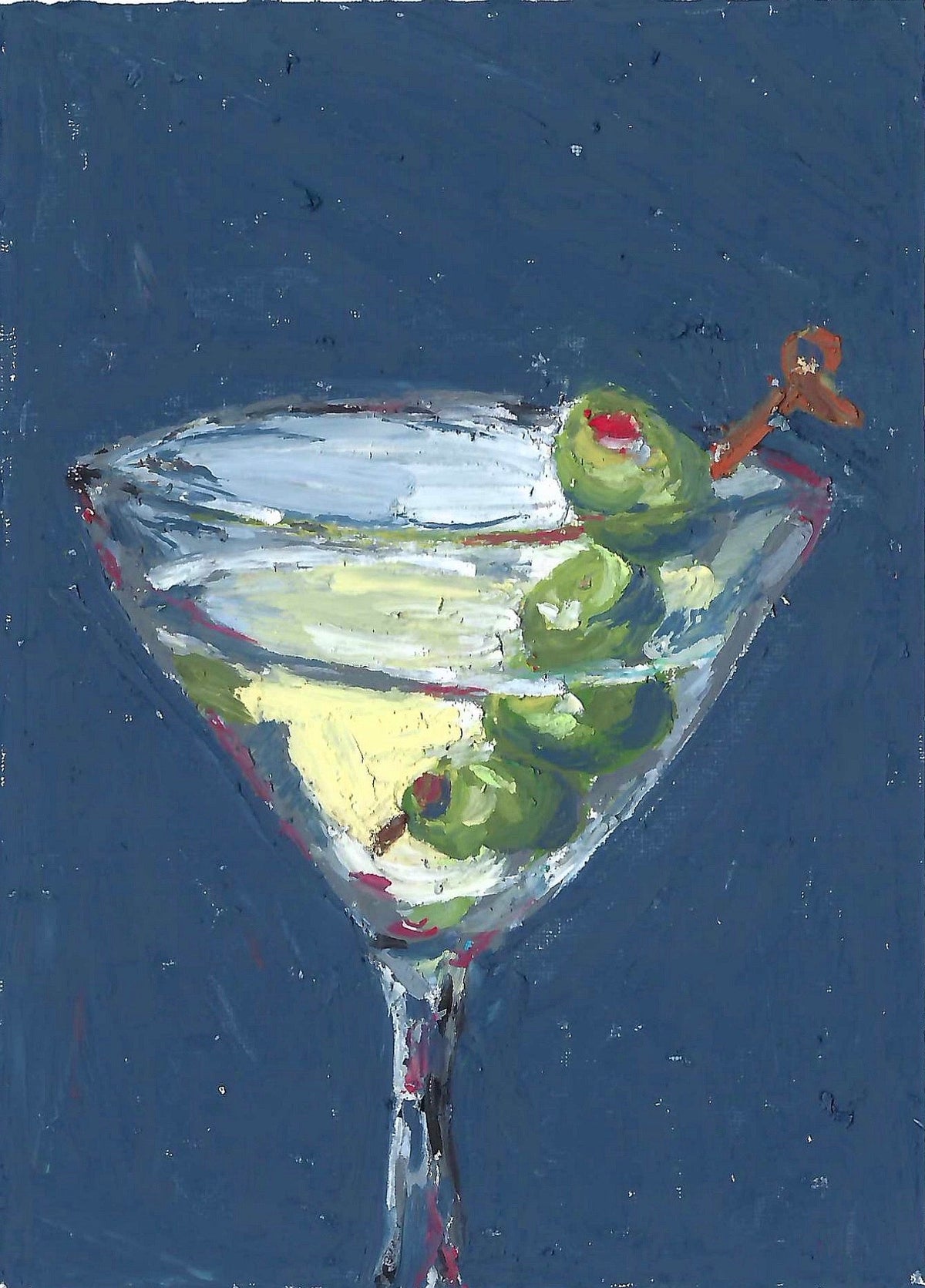 Game Night Trio | Martini, Olive Skewer & Billiard Balls Archival Print Set - shelby nicole