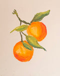 Mini Mandarins | Oil Pastel Painting - shelby nicole originals
